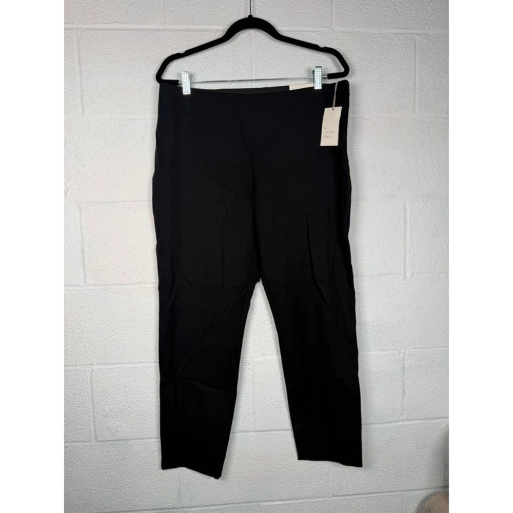 A New Day Women's Size 14R Black Skinny Ankle Pants High Rise Stretch NWT